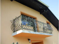 Ograje Dečman s.p. - Umetno kovaštvo in kovane ograje - Balkonske ograje - Primer sličice 099